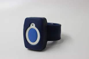 blue wristband